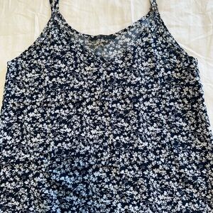 Navy Floral Women's Camisole
